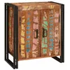 Image de vidaXL Cabinet de Chevet Multicolore Bois Massif recyclé, Meuble de Salon, Rangement en Bois rectangulaire, Table de Nuit Rustique, idéal pour Petits espaces