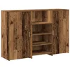 Image de vidaXL Bureau de réception Vieux Bois 155x50x103,5cm Bois d'ingénierie