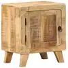 Image de vidaXL Table de chevet 40x32x46 cm bois de manguier massif brut
