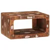 Image de vidaXL Table de Chevet Marron 45 x 30 x 24 cm Bois Recyclé Solide, Table de Chevet Chic et Rustique, Petite, Pratique, Rangement Malin pour Votre Chambre