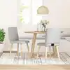 Image de vidaXL Chaises à manger lot de 2 gris nuage tissu