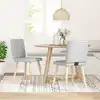 Image de vidaXL Chaises à manger lot de 2 gris nuage tissu