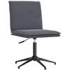 Image de vidaXL Chaise à Manger Gris foncé Velours, Chaise, Chaise de Salon, Chaise d'accent, Chaise de Cuisine, siège de Salle à Manger, Chaise d'appoint