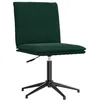 Image de vidaXL Chaise de Salle à Manger Vert foncé Velours, Chaise, Chaise de Salon, Chaise d'accent, Chaise de Cuisine, siège de Salle à Manger