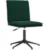 Image de vidaXL Chaise de salle à manger Vert foncé Velours