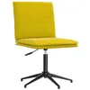 Image de vidaXL Chaise à Manger Jaune Velours, Chaise, Chaise de Salon, Chaise d'accent, Chaise de Cuisine, siège de Salle à Manger, Chaise d'appoint