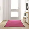 Image de vidaXL Tapis d'entrée Autre Rose et Noir 120 x 300 cm Polyamide et PVC