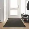 Image de vidaXL Tapis d'entrée Autre Anthracite et noir 120 x 350 cm