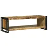 Image de vidaXL Table Basse Marron 120 x 50 x 38 cm Bois de Mangue Massif, Table Basse stylée, pièce maîtresse Moderne, déco Minimaliste Pratique et idéale pour Le Rangement à la Maison