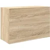 Image de Armoire murale de bain chêne sonoma 60x25x40 cm bois ingénierie