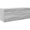 Image de Armoire murale de bain sonoma gris 80x25x30cm bois d ingénierie