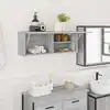 Image de vidaXL Armoire murale de bain sonoma gris 80x25x30cm bois d'ingénierie