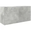 Image de Armoire murale de bain gris béton 80x25x40 cm bois d ingénierie