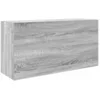 Image de Armoire murale de bain sonoma gris 80x25x40cm bois d ingénierie