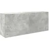 Image de Armoire murale de bain gris béton 100x25x40cm bois d ingénierie