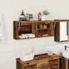 Image de vidaXL Armoire murale de bain vieux bois 100x25x40cm bois d'ingénierie