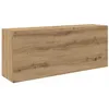 Image de Armoire murale de bain chêne artisanal bois d ingénierie