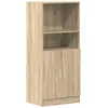 Image de vidaXL Armoire de Cuisine chêne Sonoma 57x41,5x131,5cm Bois ingénierie