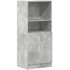 Image de Armoire de cuisine gris béton 57x41,5x131,5 cm bois ingénierie