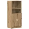 Image de vidaXL Armoire de Cuisine chêne Artisanal 57x41,5x131,5 cm, Armoire, Armoire de Garde-Manger de Cuisine, Armoire de Buffet de Cuisine