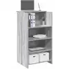 Image de vidaXL Bureau de réception sonoma gris 55x50x103,5 cm bois ingénierie