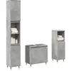 Image de vidaXL Ensemble de meubles de salle de bain 3 pcs gris béton