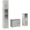 Image de vidaXL Ensemble de Meubles de Salle de Bain 3 pcs Gris béton