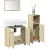 Image de vidaXL Ensemble de meubles de salle de bain 3 pcs chêne sonoma