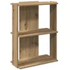 Image de vidaXL Bibliothèque à 3 Niveaux chêne Artisanal 60x30x80 cm, étagère, étagère à Livres, étagère de Rangement, Armoire de Rangement, Support à Livres