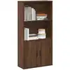 Image de vidaXL Bibliothèque chêne marron 60x24x120 cm bois d'ingénierie
