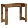 Image de vidaXL Bureau Vieux Bois 100x45x75 cm Bois d'ingénierie, Bureau d'ordinateur, Bureau Debout, Bureau avec Rangement, Bureau d'étude