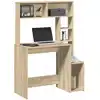 Image de vidaXL Bureau avec étagères chêne sonoma 100x45x140 cm
