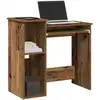 Image de vidaXL Bureau avec étagères vieux bois 84x40x78 cm bois d'ingénierie