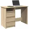 Image de vidaXL Bureau chêne sonoma 102x50x75 cm bois d'ingénierie