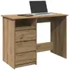 Image de vidaXL Bureau chêne artisanal 102x50x75 cm bois d'ingénierie