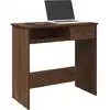Image de vidaXL Bureau chêne marron 80x40x75 cm bois d'ingénierie