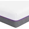 Image de vidaXL Matelas Blanc et Gris 80 x 160 cm Tissu Jacquard, Matelas en Mousse à mémoire, Confort Moyen, Solution de Sommeil Durable, Design rectangulaire, Soutien agréable