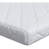 Image de vidaXL Matelas Blanc 160 x 200 cm Tissu Jacquard, Matelas en Mousse pour Chambre, Design Moderne, Solution de Sommeil Durable, Confort Optimal, Support intérieur