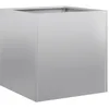 Image de vidaXL Jardinière 40x40x40 cm Acier galvanisé, Pot de Fleurs, Support de Plantes, lit surélevé, Support de jardinière, bac à Plantes