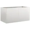 Image de vidaXL Jardinière 80x40x40 cm Acier Inoxydable, Pot de Fleurs, Support de Plantes, lit surélevé, Support de jardinière, bac à Plantes