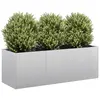 Image de vidaXL Jardinière 120x40x40 cm acier galvanisé