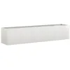 Image de vidaXL Jardinière 200x40x40 cm Acier Inoxydable, Pot de Fleurs, Support de Plantes, lit surélevé, Support de jardinière, bac à Plantes