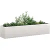Image de vidaXL Jardinière 200x40x40 cm acier inoxydable