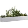 Image de vidaXL Jardinière 280x40x40 cm acier galvanisé