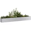 Image de vidaXL Jardinière 360x40x40 cm acier galvanisé