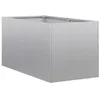 Image de vidaXL Jardinière 40x80x40 cm Acier galvanisé, Pot de Fleurs, Support de Plantes, lit surélevé, Support de jardinière, bac à Plantes
