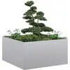 Image de vidaXL Jardinière 80x80x40 cm acier galvanisé