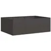 Image de vidaXL Jardinière Noir 120x80x40 cm Acier