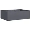 Image de vidaXL Jardinière Anthracite 120x80x40 cm Acier