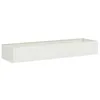 Image de vidaXL Jardinière Blanc 280x80x40 cm Acier